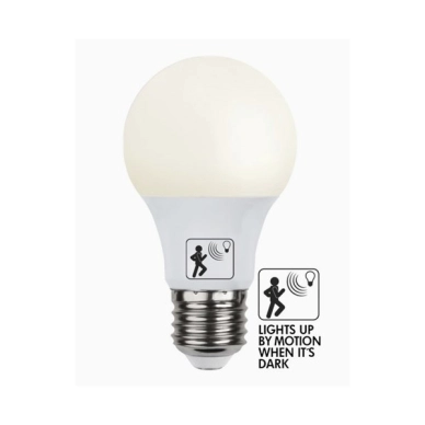 LED-lamppu liiketunnistimella, 60 W