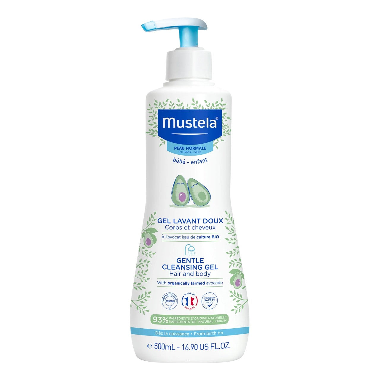 Mustela Gel Detergente Delicato 500 ml — Detergente viso