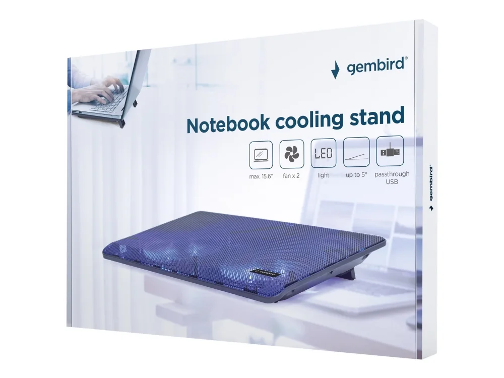 Gembird NBS-2F15-05 - notebook cooling pad
