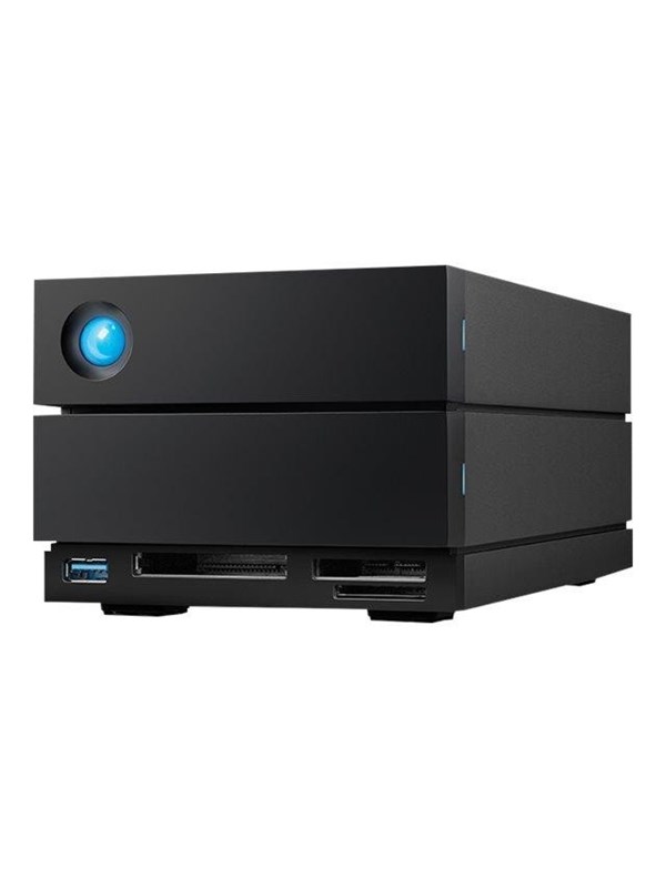 LaCie 2big Dock 48 Tt 3.5" -pöytämallinen ulkoinen HDD, musta