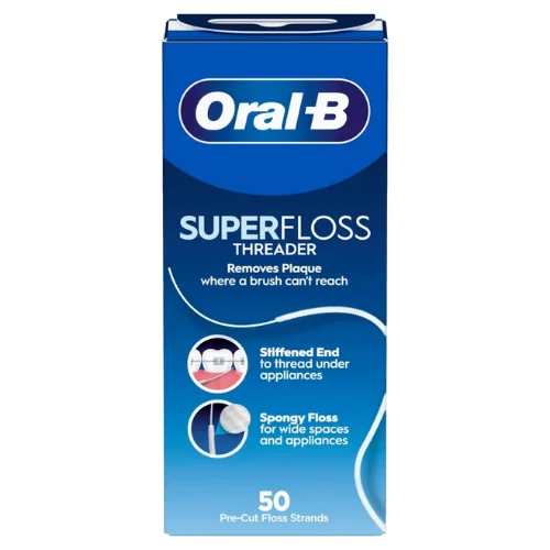 Oral-B Super Floss Hammaslanka Oikomiskoille & Silloille - 50 Kpl