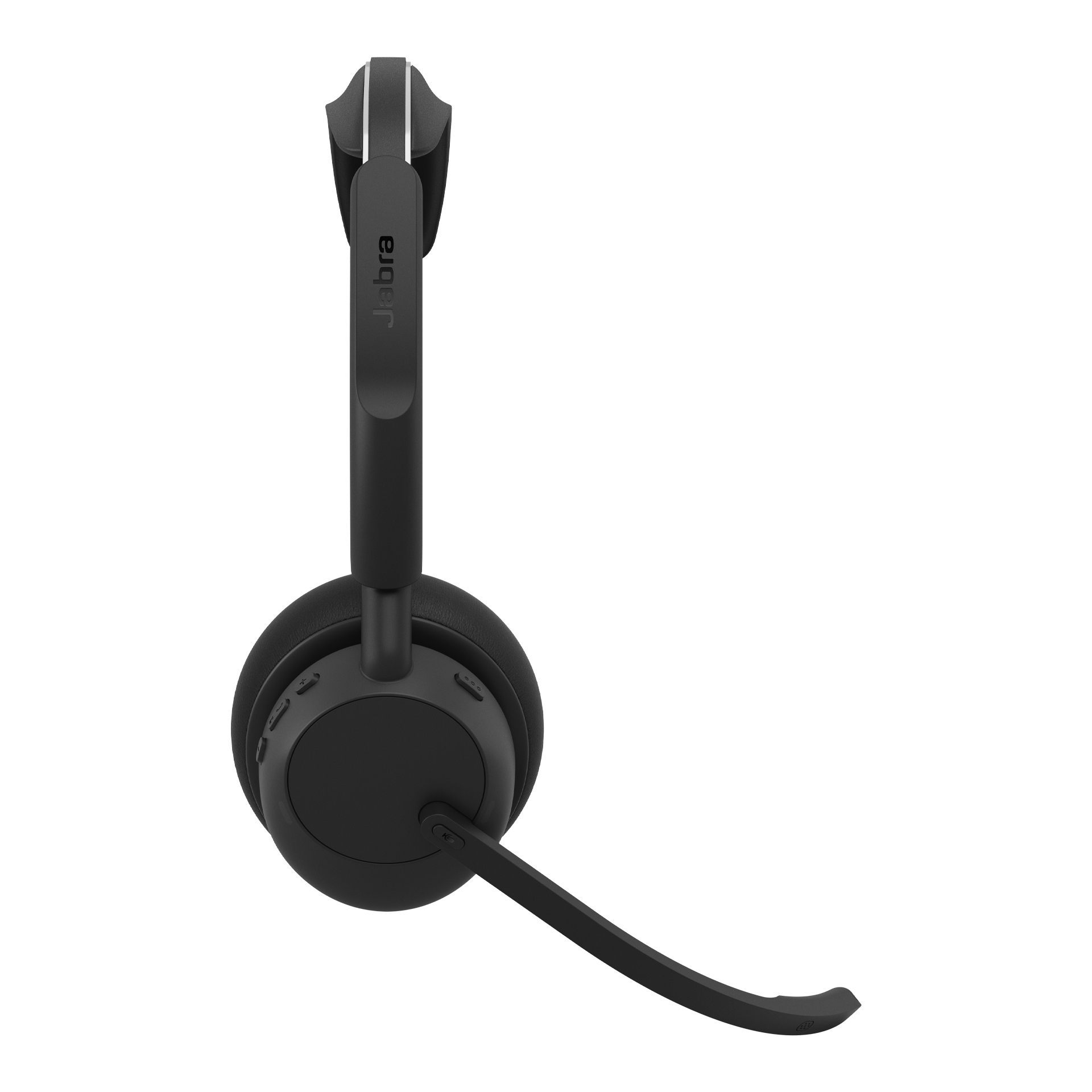 Jabra Evolve3 45 UC -langaton stereokuulokemikrofoni + USB-A-sovitin, musta