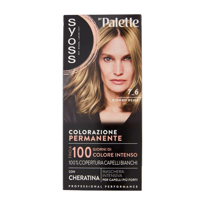 Syoss Permanentti Viileä Väri 7_6 Beige Blond