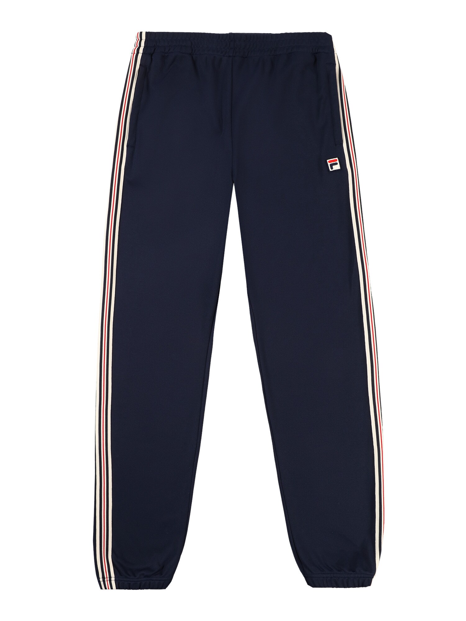 FILA Housut 'Biella'  tummansininen / punainen / valkoinen