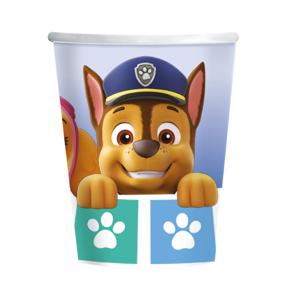 Pahvimukit Paw Patrol - 8-pakkaus