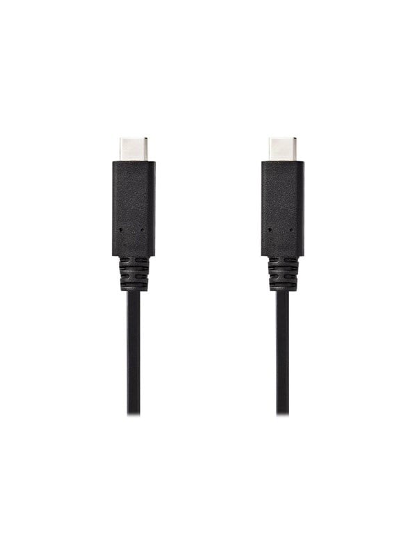 Nedis USB kaapeli | USB 3.2 Gen 2 | USB-CTM Uros | USB-CTM Uros | 15 W | 10 Gbps | Niklattu | 1.00 m | Pyöreä | PVC | Musta | Panta