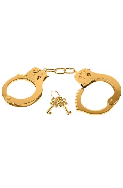 Pipedream Fetish Fantasy Gold Metal Cuffs Metalliset käsiraudat