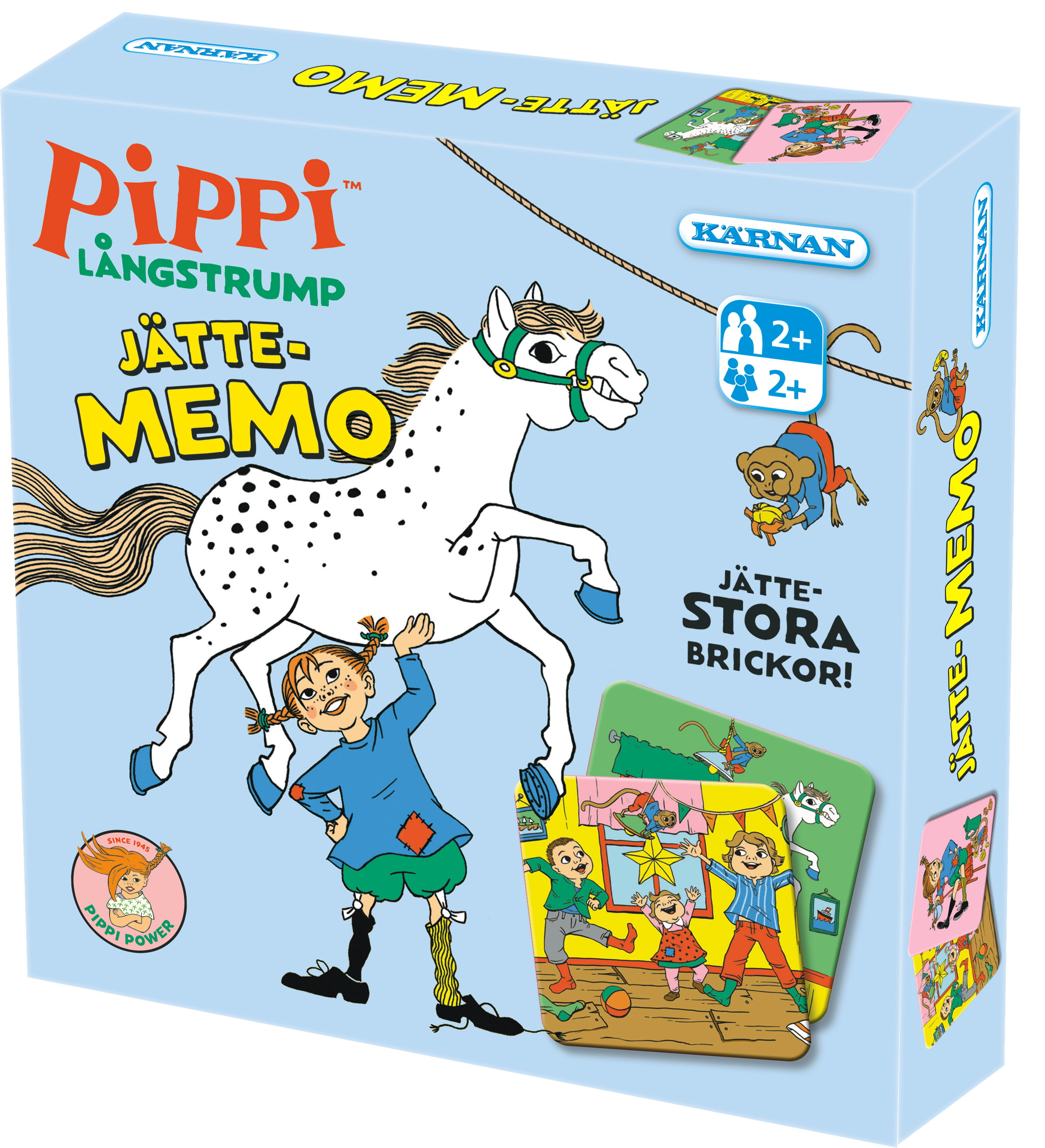 Jättimuistipeli Peppi Pitkätossu 80 vuotta, Kärnan