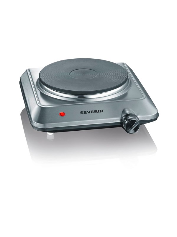 SEVERIN KP 1092 - Sähkökäyttöinen keittolevy - 1,5 kW - harjattua ruostumatonta terästä