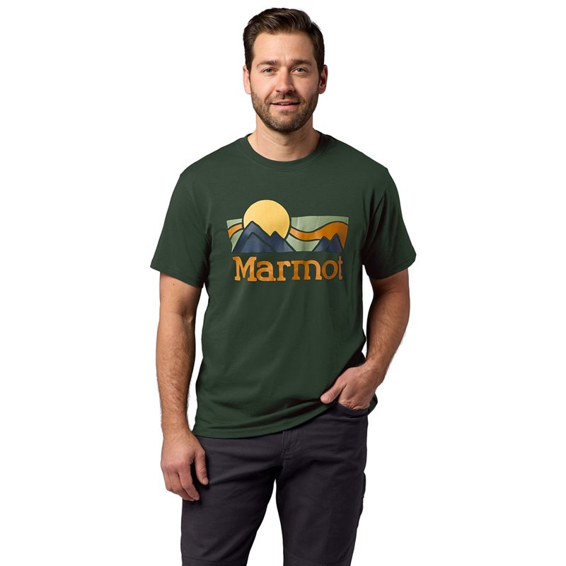 Marmot Coastal Tee SS Pine Forest - L