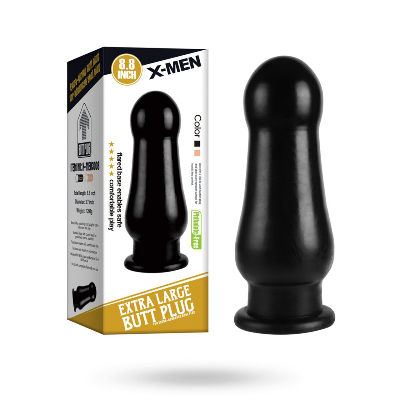 X-Men Rounded XL Butt Plug 22,5 cm XXL Buttplug