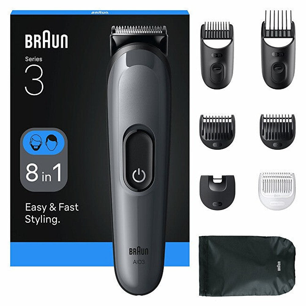 Braun Rifinitore Multifunzione 8 In 1 Serie 3 Aio3540 — Rifinitore multifunzione