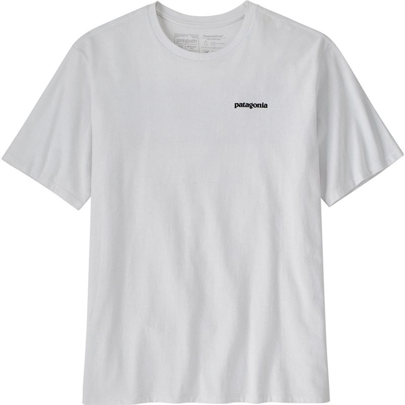 Patagonia M's P-6 Logo Responsibili-Tee White - S