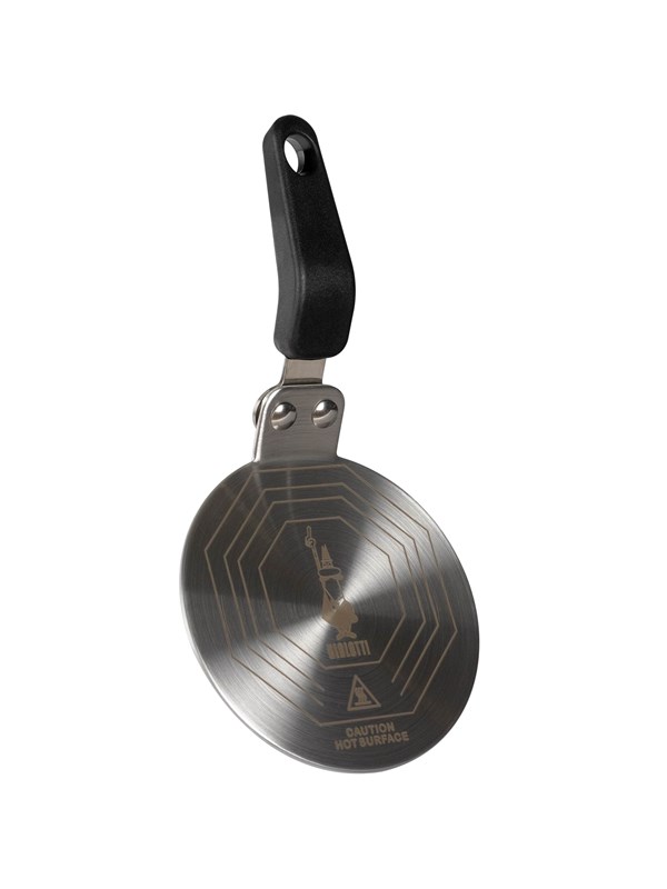 Bialetti DCDESIGN08, Metalli, Musta, Ruostumaton teräs, Kiinteä, Bakeliitti, Induktio, 130 mm
