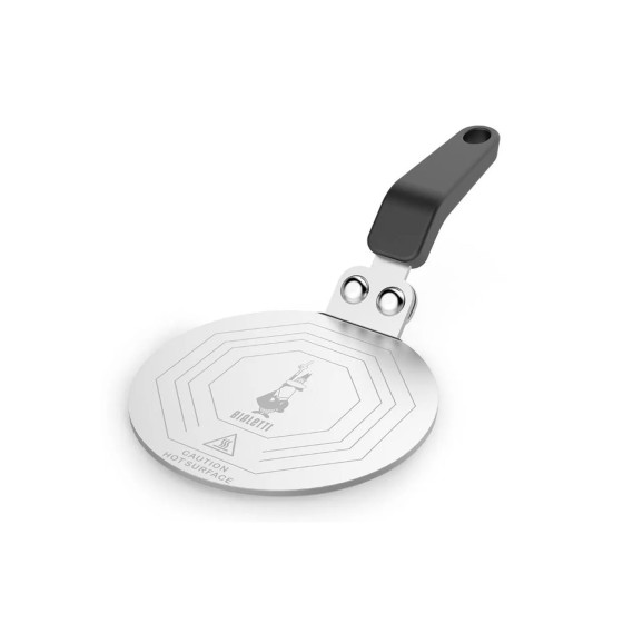 Bialetti DCDESIGN08, Metalli, Musta, Ruostumaton teräs, Kiinteä, Bakeliitti, Induktio, 130 mm