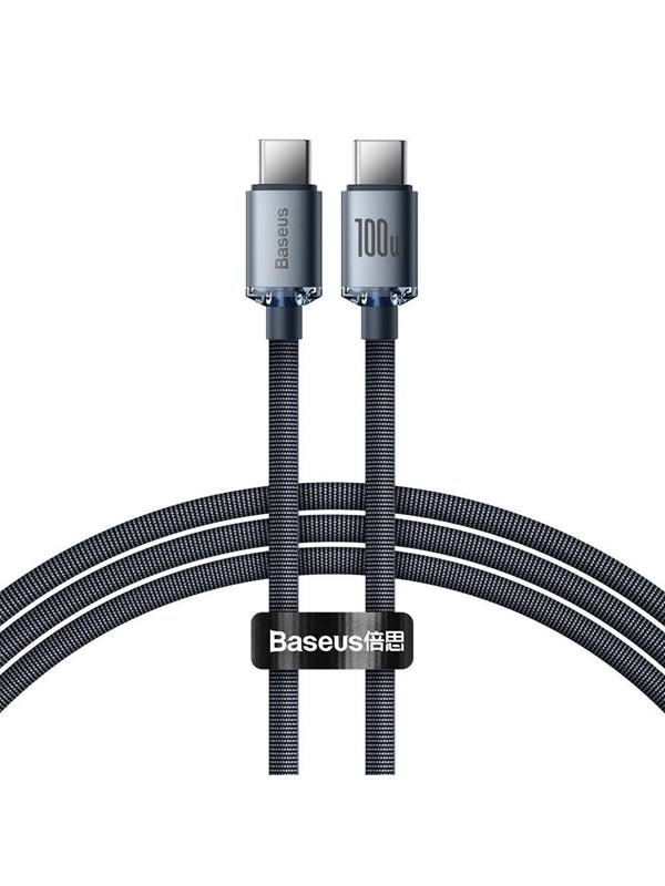 Baseus CAJY000601 USB-C - USB-C PD cable 100W 5A 480Mb/s 1.2m - black