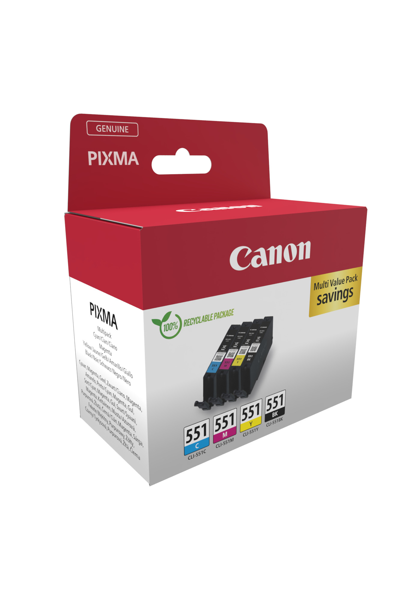 Canon CLI-551 / 6509B015 Multipack