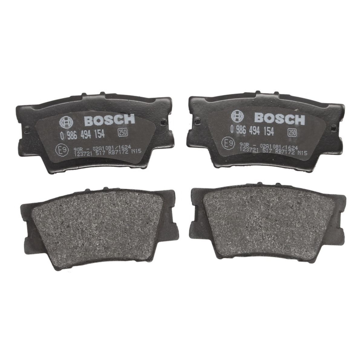 Jarrupalat, levyjarru BOSCH 0 986 494 154