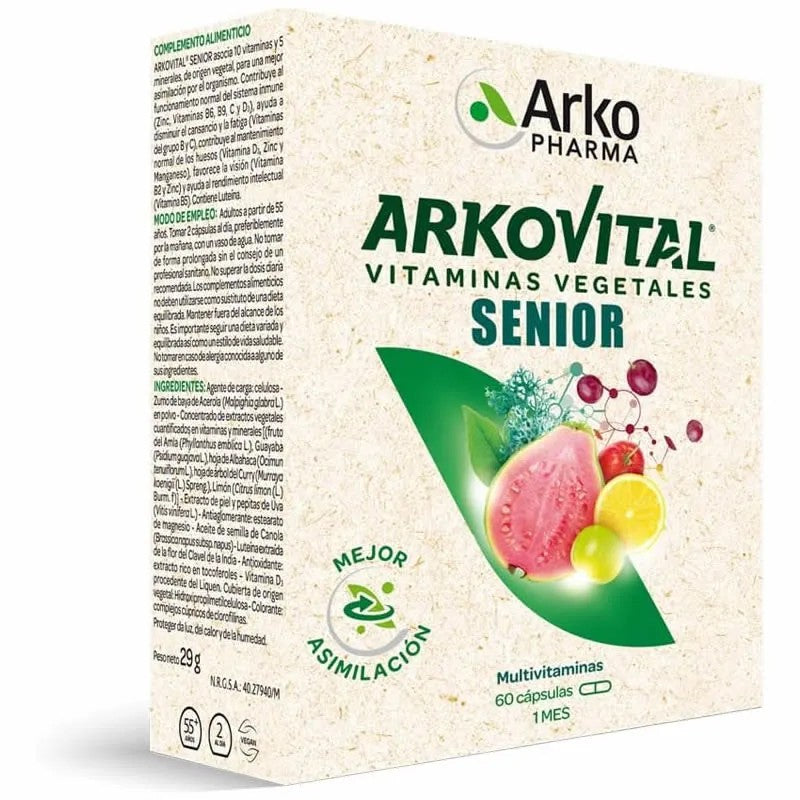 Arkovital Vitamins & Minerals Senior 50+ 60 kapselia