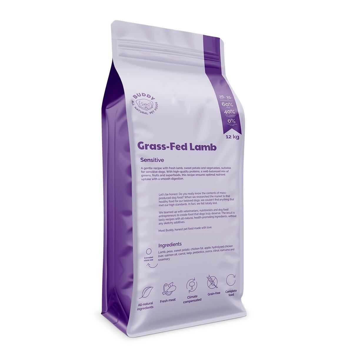 Buddy Grass-Fed Lamb 2x12kg