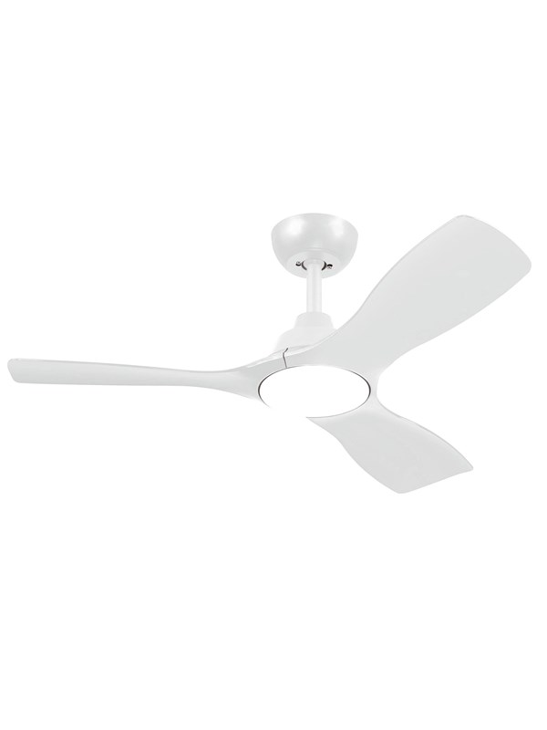 Kattotuuletin LED-valolla, 106 cm, kaukosäädin