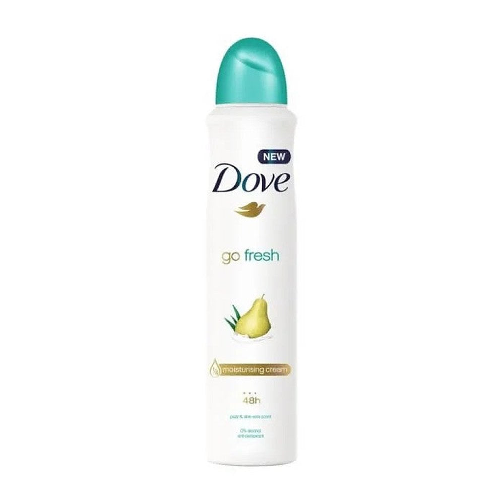 Dove Mennä Fresh Päärynä ja aloe vera deodorantti-antiperspiranttisuihke 48 tuntia 250ml