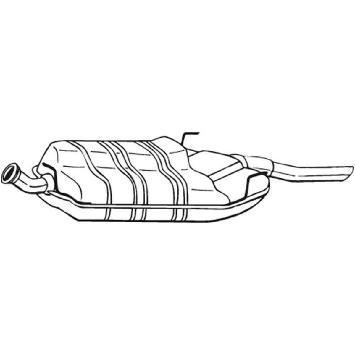 Takaäänenvaimentaja BOSAL 215-831