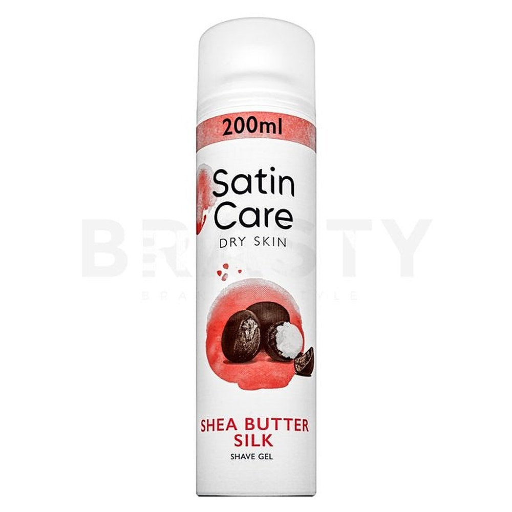 Gillette Parranajogeeli sheavoilla Kuivalle iholle Satin Care (Parranajogeeli) 200 ml