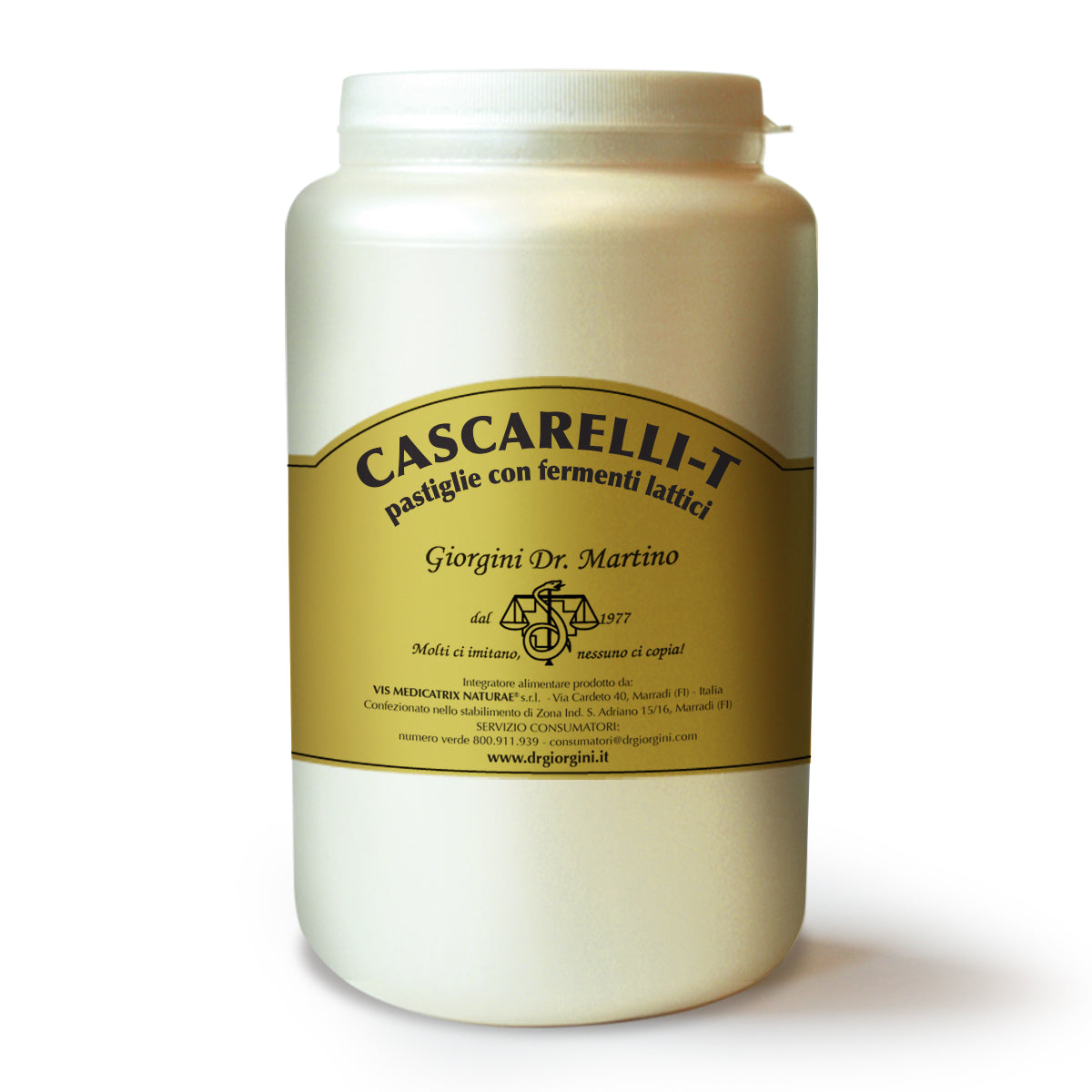 Dr Giorgini Cascarelli-T 2000 tablettia maitohappokäymisellä - 1 kg