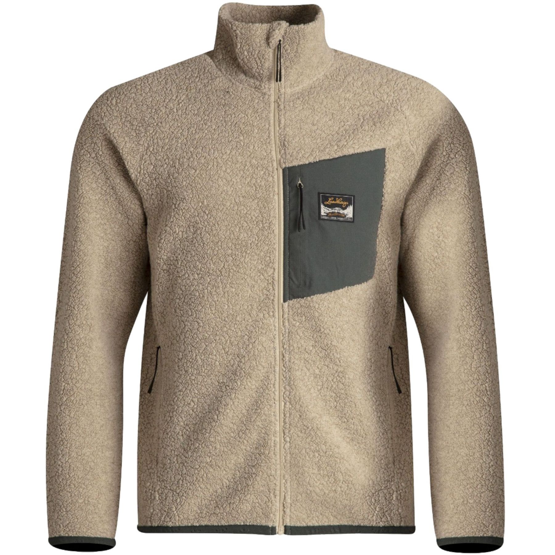 Lundhags Flok Wool Ms Pile, välikerros, miesten, beige