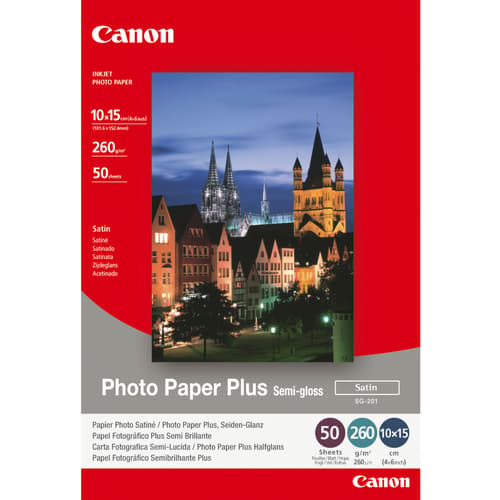 CANON SG-201 photopaper 4x6 50pages semi-glossy