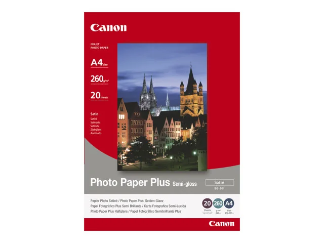 CANON SG-201 photopaper 4x6 50pages semi-glossy