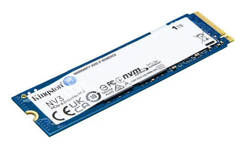 Kingston Technology 1000G NV3 M.2 2280 NVMe SSD, 1 TB, M.2, 6000 MB/s