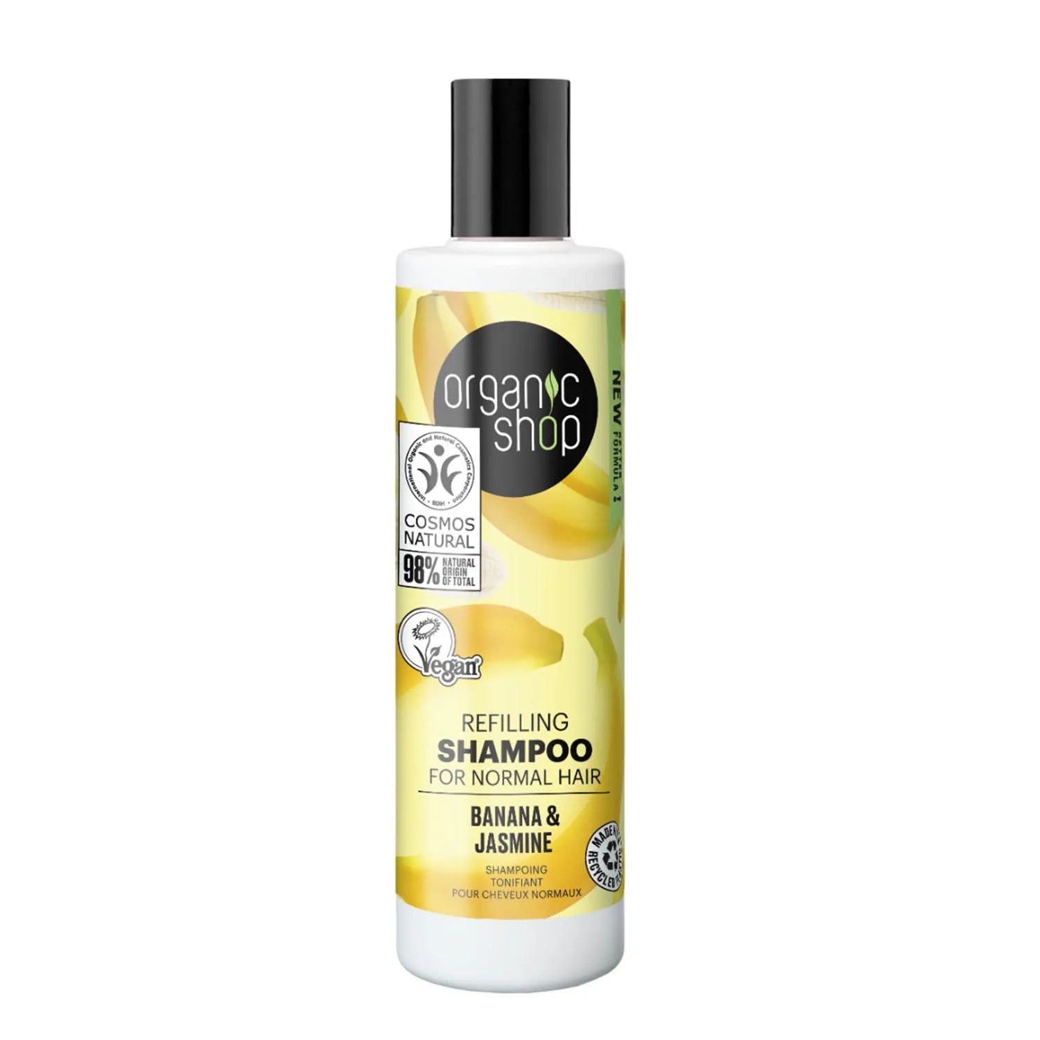 Organic Shop Banana Refillin Shampoo normaaleille hiuksille 280 ml