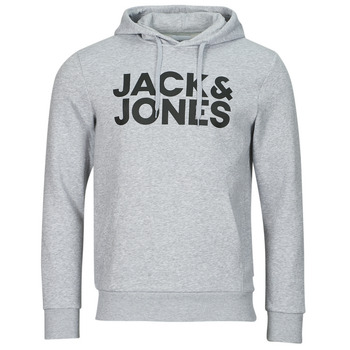 JACK & JONES Collegepaita  vaaleanharmaa / musta