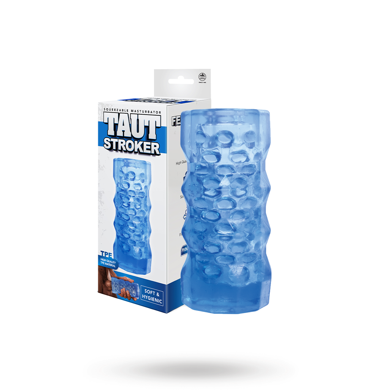 Taut Stroker Squeezable Masturbator Blue Stroker