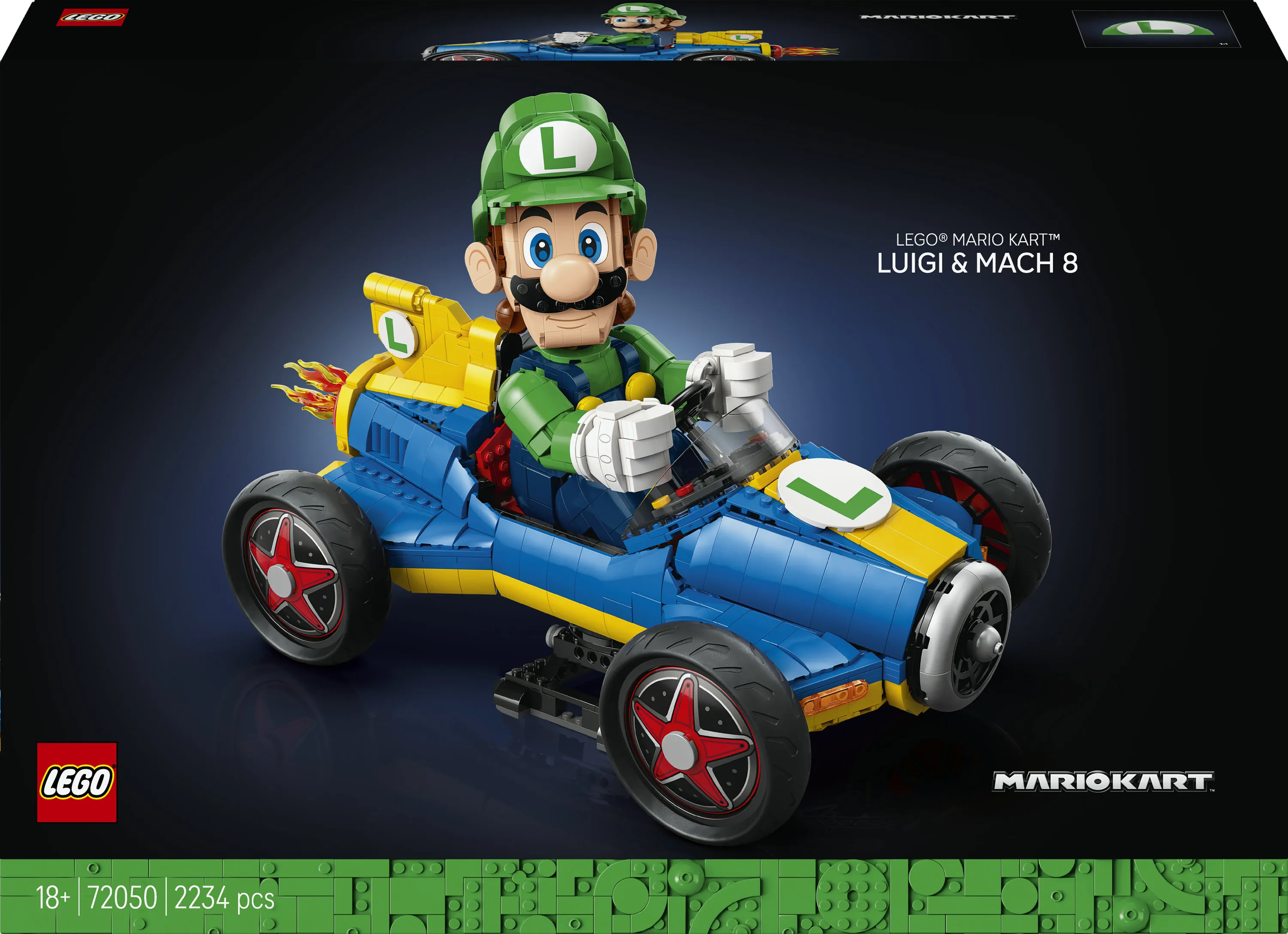LEGO Super Mario 72050 Mario KartTM - Luigi ja Mach 8
