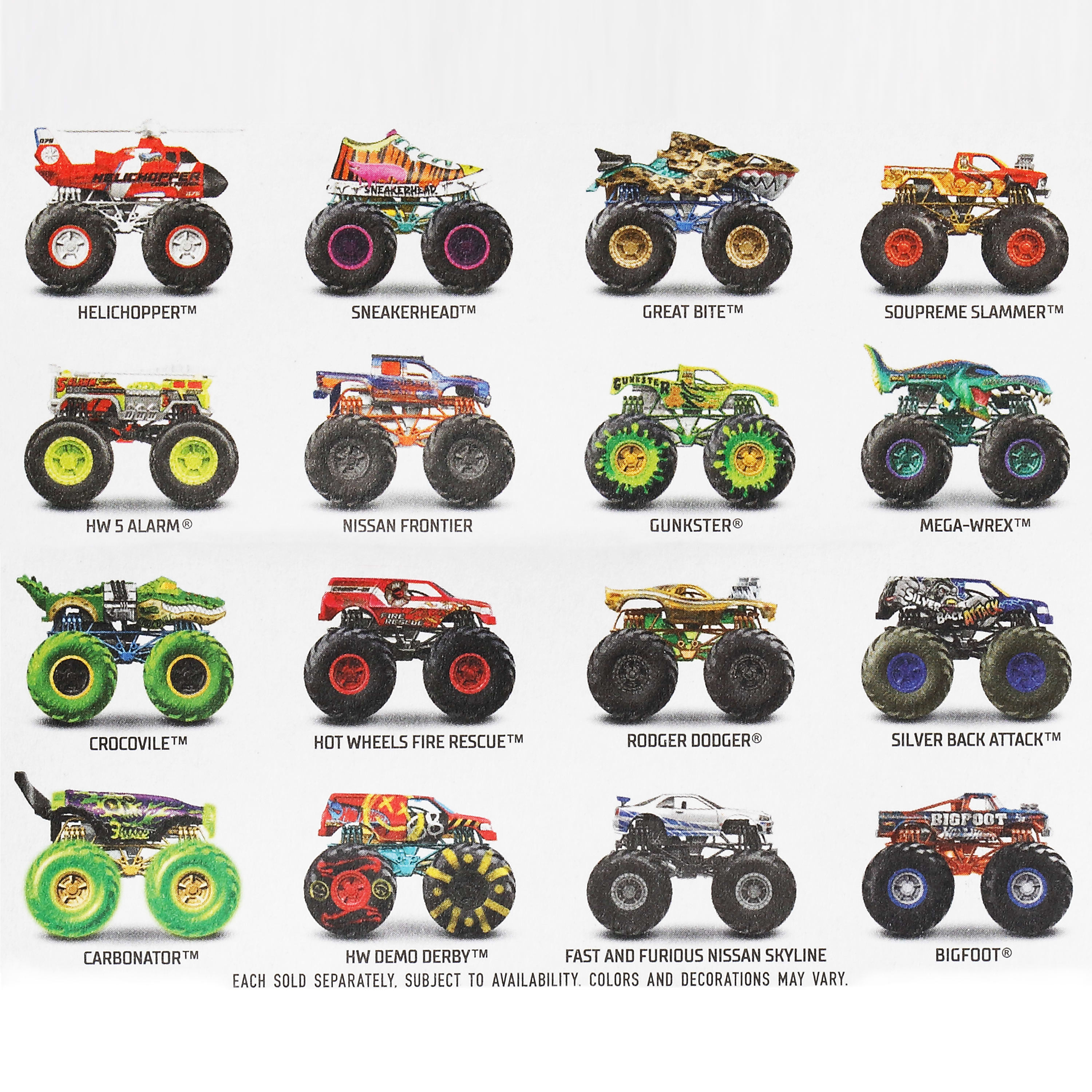 Hot Wheels Will Trash It All 1:64 Hirviöauto