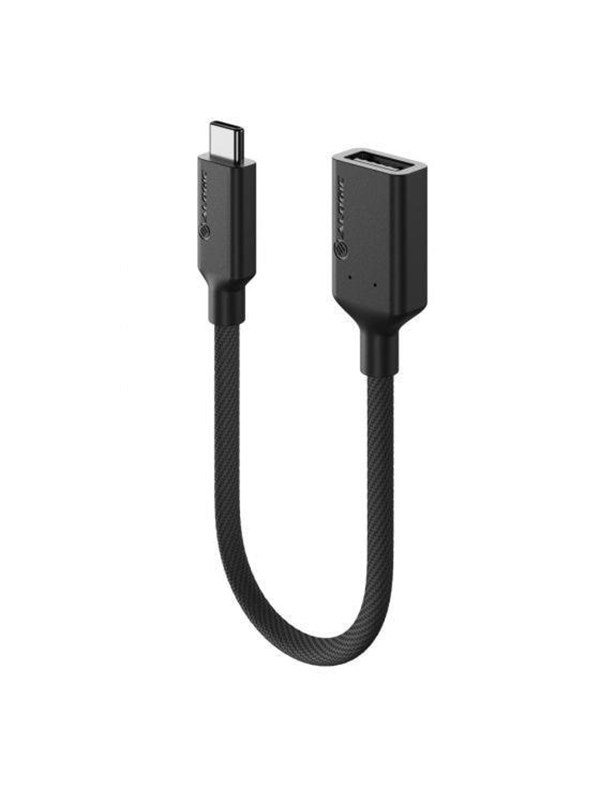 ALOGIC Elements PRO - USB-C–USB-A-sovitin, Musta