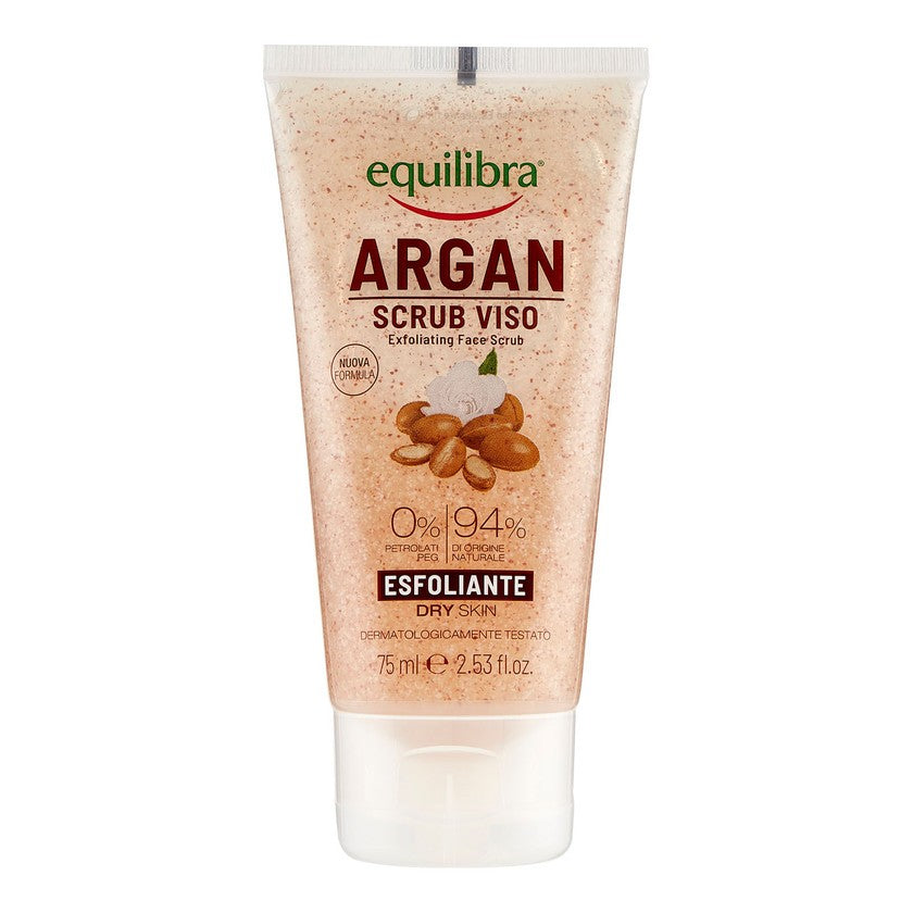 Equilibra Argan-kuorintavoide kasvoille 75 ml