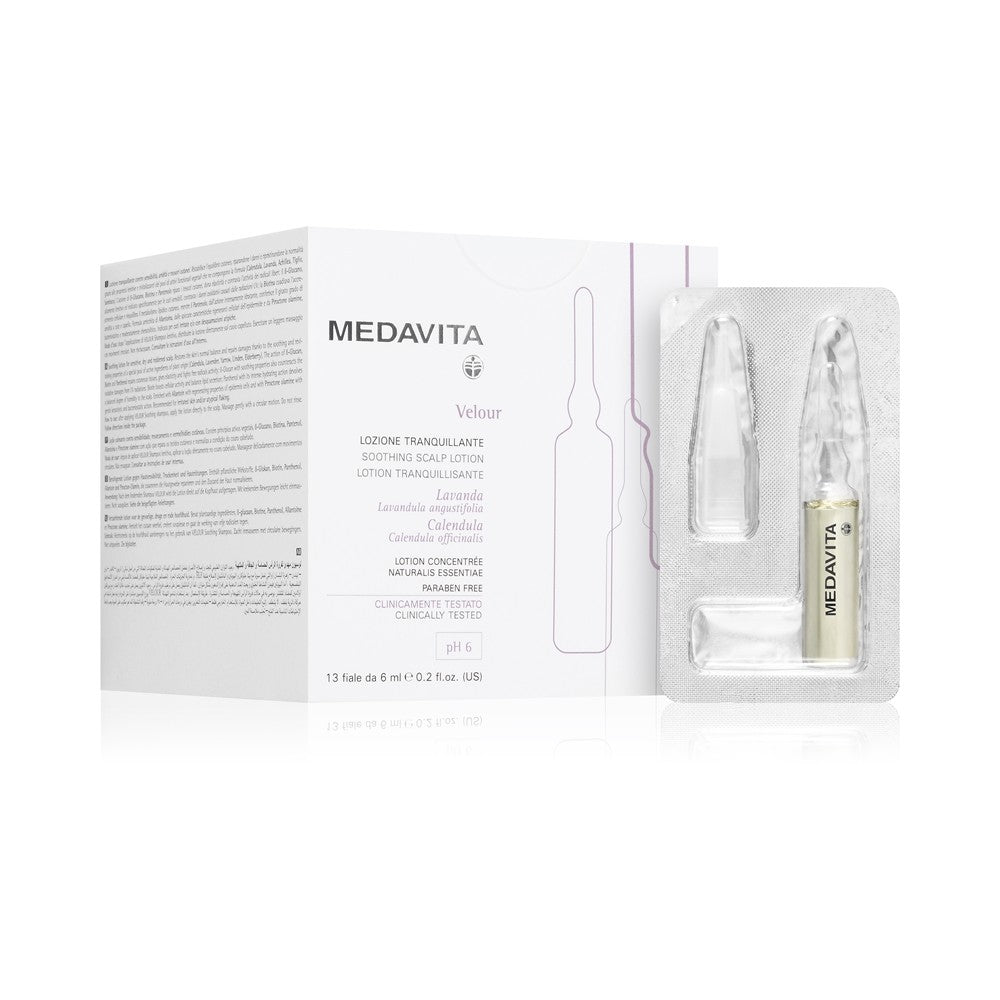 Medavita Velour Intensive rauhoittava hiustenhoitovoide 12x6 ml