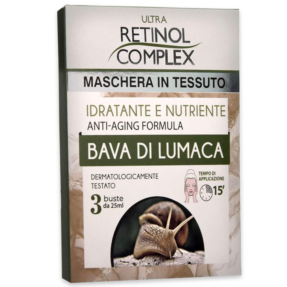 Retinol Complex 3 kangaskasvonaamiota etanaseerumilla 25 ml