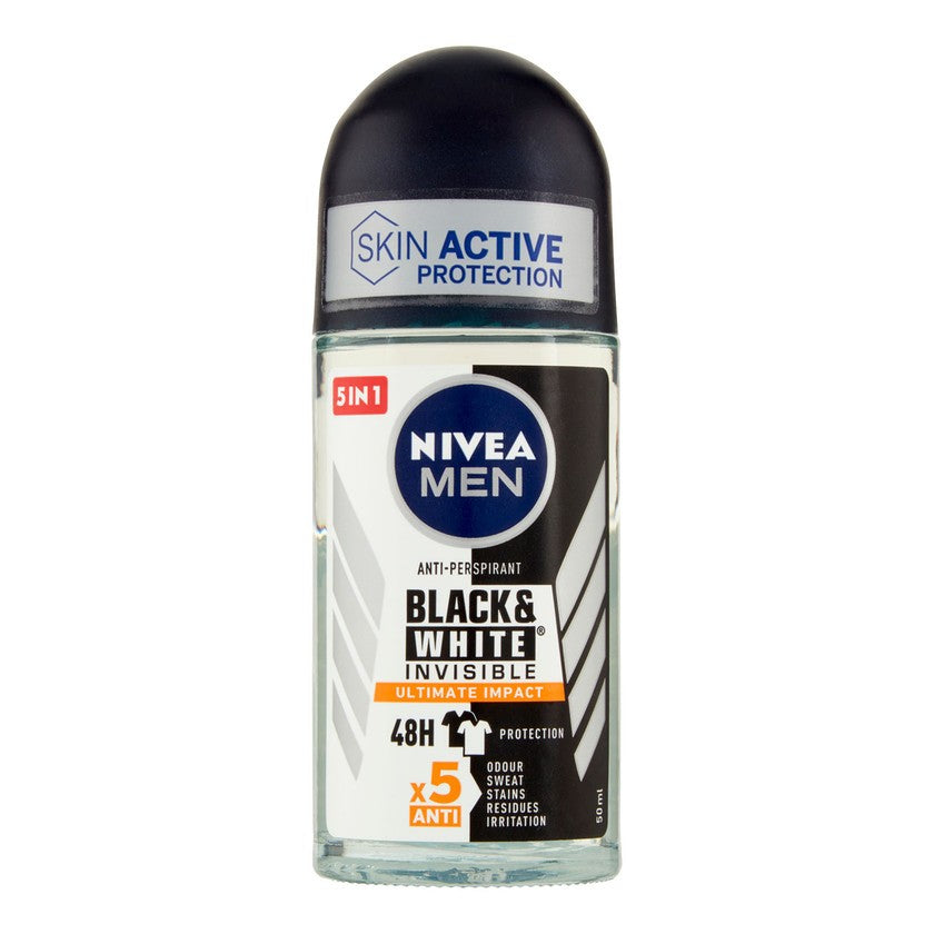 Nivea Invisible Black & White Ultimate Impact 5In1 50 ml
