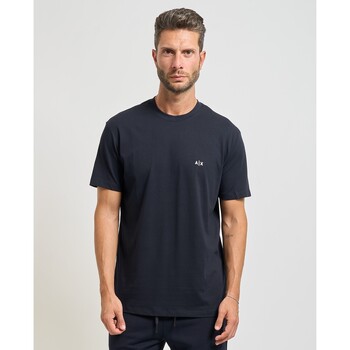 ARMANI EXCHANGE Paita  laivastonsininen / valkoinen