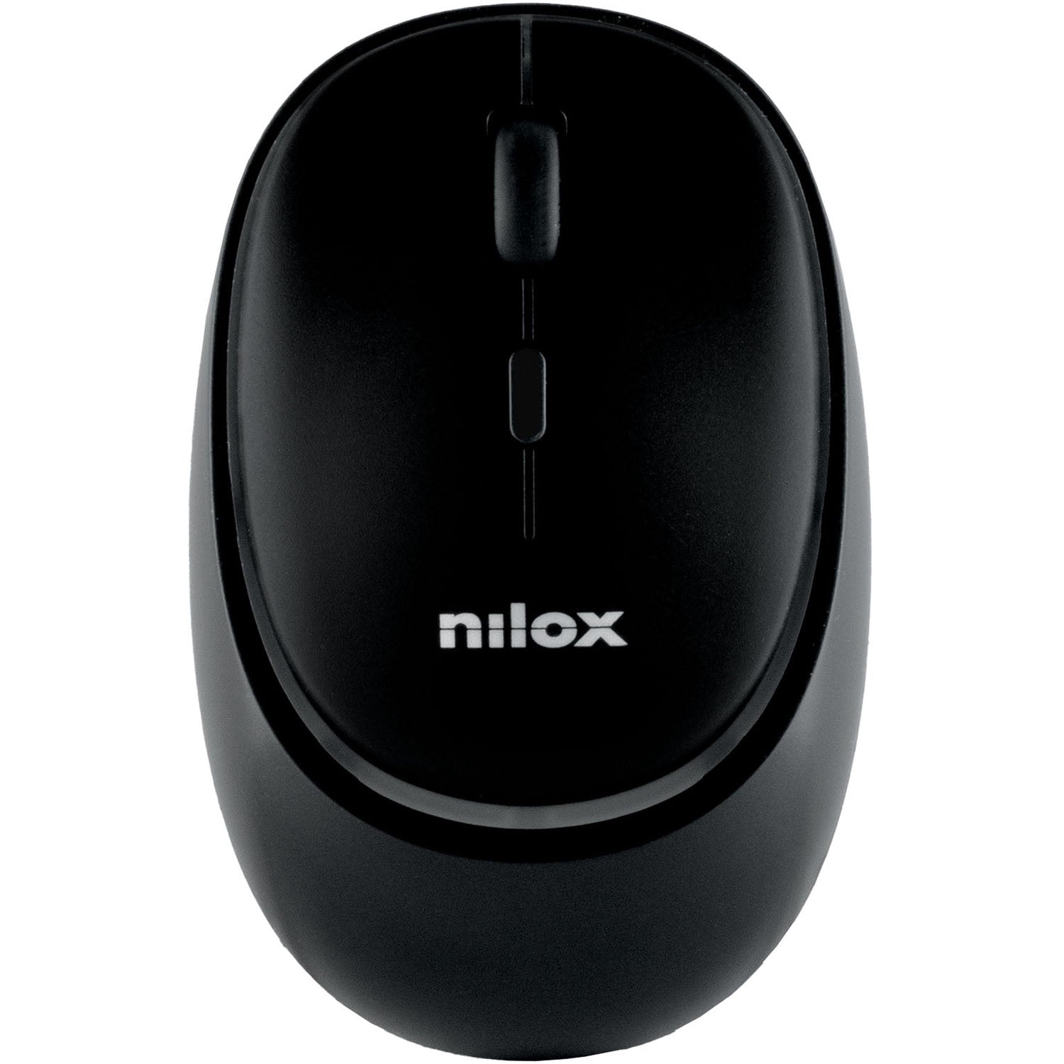 Nilox Trådlös mus Dual Mode (BT + 2,4 GHz) Silent Uppladdningsbar Svart