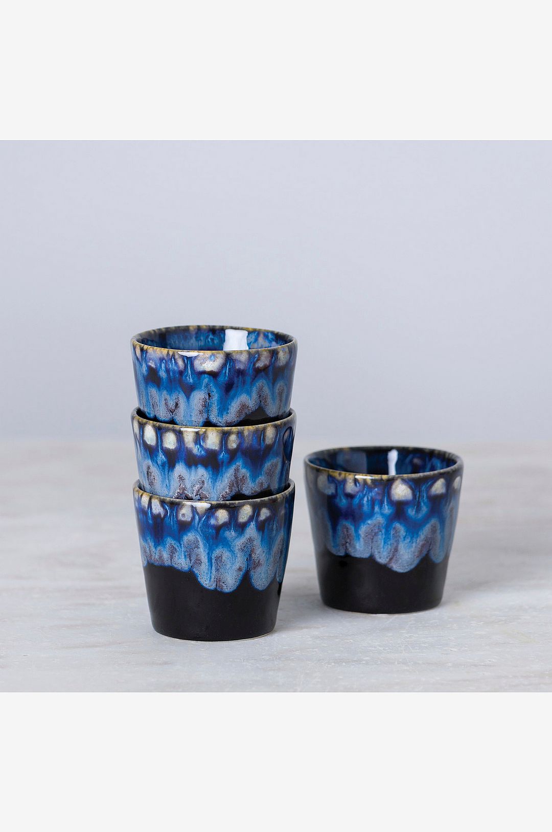 Costa Nova Espresso cup Gres 10 cl 6.5 x 6 cm Musta Ceramic