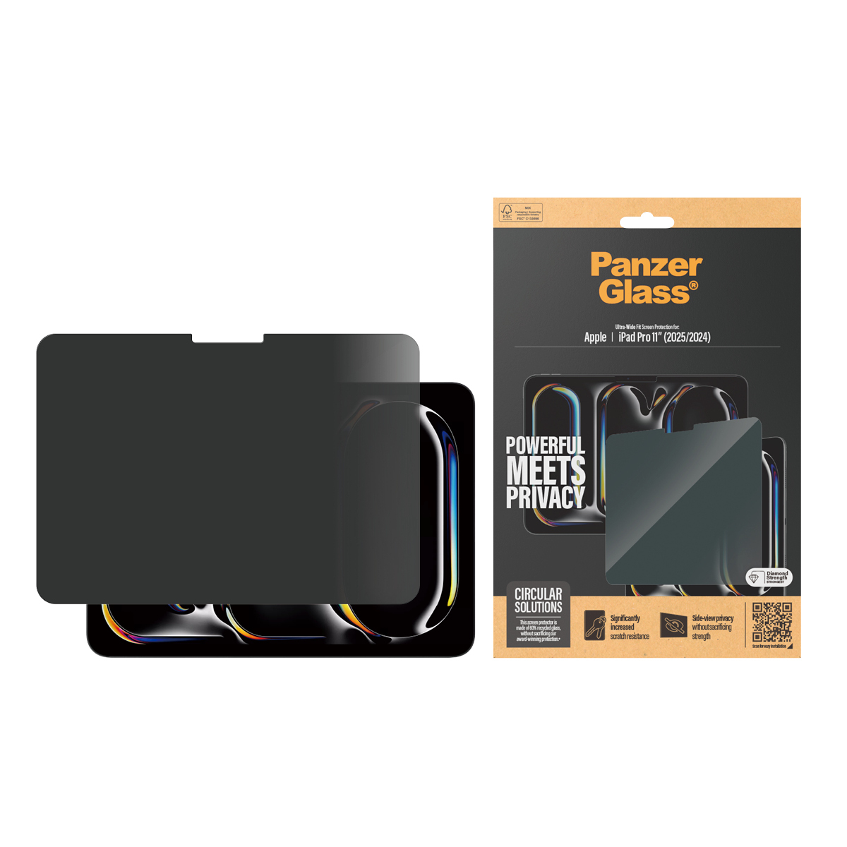 Panzerglass Erittäin Leveä Yksityisyyssuoja Ipad Pro 11" (m4)), Ipad Pro 11" (m5)