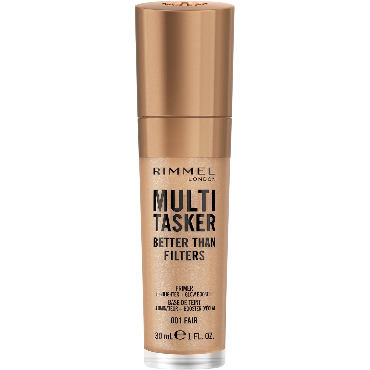 Rimmel Kind & Free Multi-Tasker Better Than Filters Face Primer Glow Booster and Highlighter 001 Fair