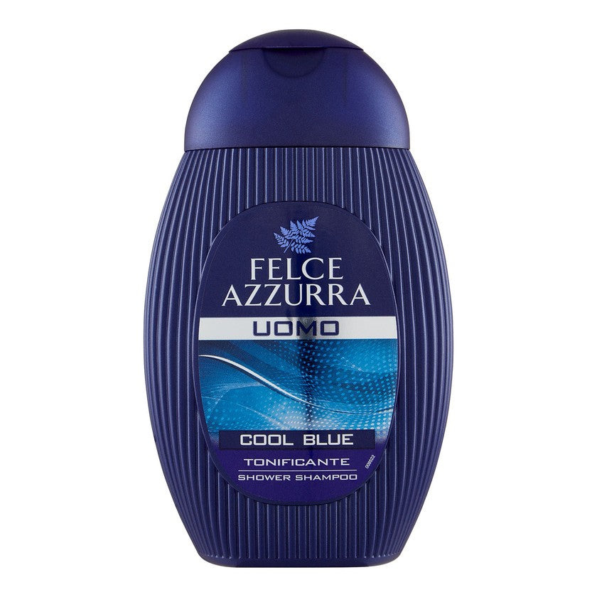 Felce azzurra Suihkugeeli ja shampoo miehille Cool Blue 250 ml