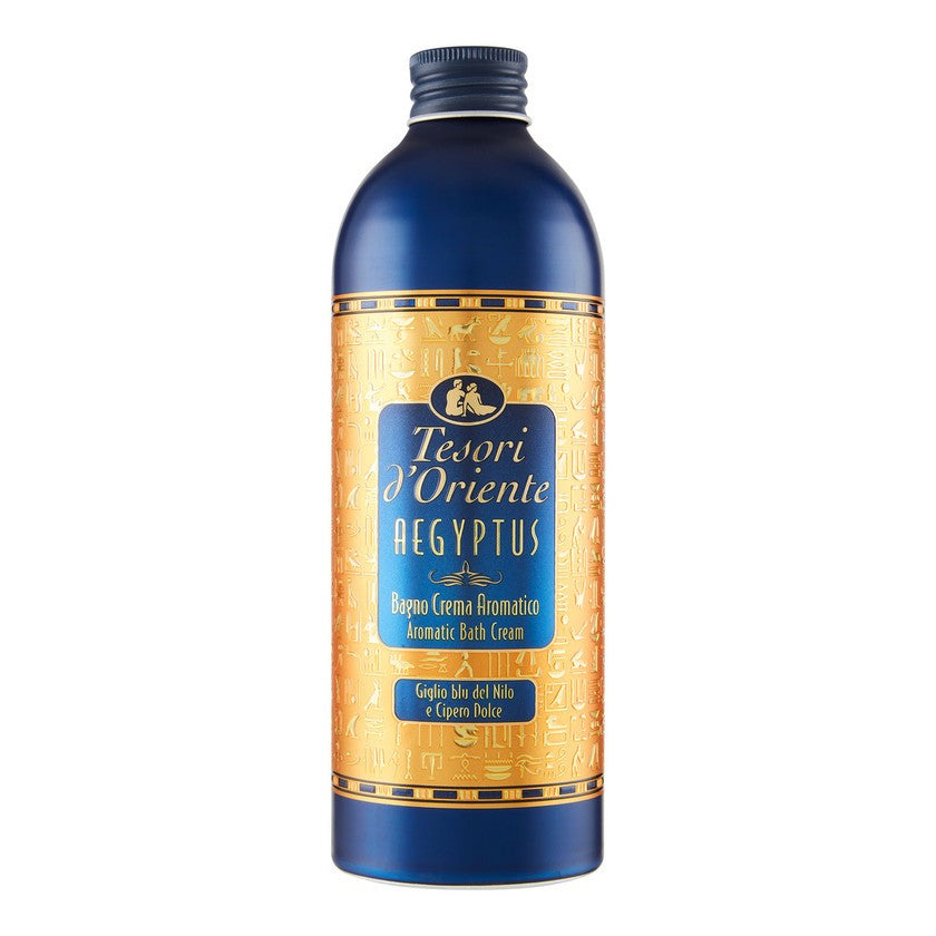 Tesori D'Oriente Aegyptus Aromaattinen kylpyvoide Niilin sininen lilja ja papyrus 500 ml